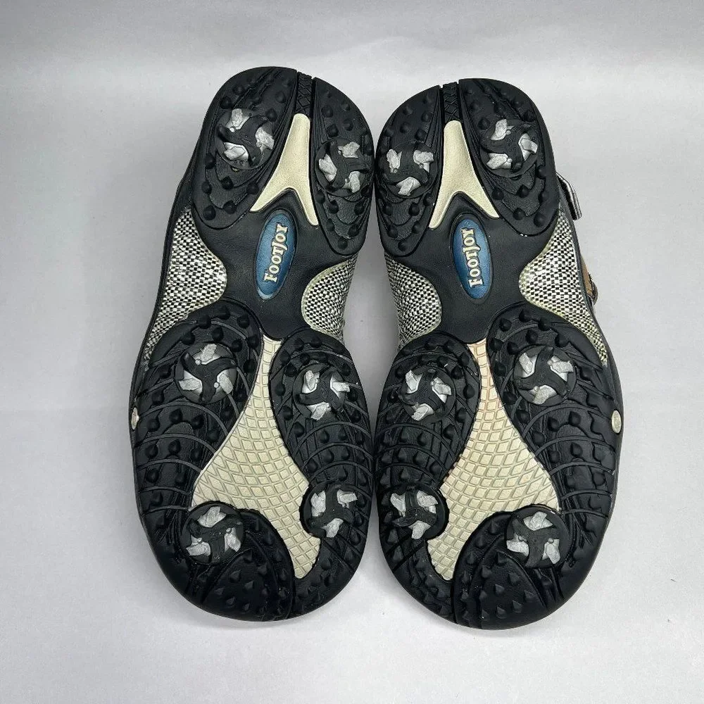 FootJoy Golf Sandals Men's Size 7 GreenJoys Brown Leather Adjustable Performance